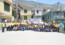 रामपुर परियोजना द्वारा स्वच्छता पखवाड़े का आयोजन