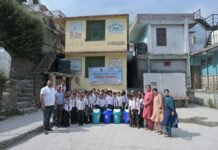 रामपुर हाइड्रो पॉवर स्टेशन द्वारा “स्वच्छता पखवाड़ा” मनाया जा रहा