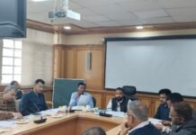 उपायुक्त किन्नौर ने आगामी मॉनसून सीज़न की तैयारियों को लेकर आयोजित बैठक की अध्यक्षता की