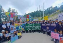 राजकीय उत्कृष्ट कन्या वरिष्ठ माध्यमिक विद्यालय ठियोग में विश्व पर्यावरण दिवस मनाया