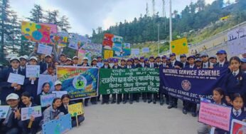 राजकीय उत्कृष्ट कन्या वरिष्ठ माध्यमिक विद्यालय ठियोग में विश्व पर्यावरण दिवस मनाया