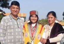 आईआईटी रूड़की में हिमांशु करेगी आर्किटेक्चर एंड प्लानिंग में पीएचडी