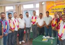 डॉजबॉल संघ सिरमौर के चुनाव संपन्न, विवेक शर्मा बने जिला प्रधान।