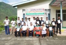 लूहरी जलविद्युत परियोजना चरण-1 द्वारा 15 युवाओं को आईटीआई कोर्स के लिए किया प्रायोजित