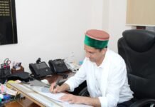 नाथपा झाकड़ी हाइड्रो पावर स्टेशन में श्री राजीव कपूर ने परियोजना प्रमुख का पदभार ग्रहण किया