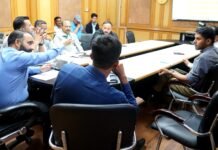 किन्नौर जिला में सड़क सुरक्षा व यातायात व्यवस्था को लेकर बैठक आयोजित,उपायुक्त ने संबंधित अधिकारियों को दिए आवश्यक दिशा-निर्देश