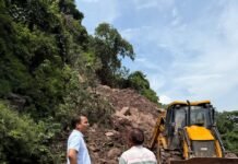 डीसी बिलासपुर ने मरोतन से बागछाल सड़क का किया निरीक्षण, सोमवार तक हर हालत में खोलने के दिए निर्देश