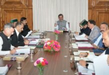 हिमाचल प्रदेश मंत्रिमंडल के निर्णय