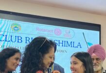 आरकेएमवी के रोट्रैक्ट क्लब ने स्थापना समारोह परंपरा’ का आयोजन किया