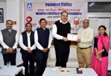 रामपुर परियोजना द्वारा रक्तदान शिविर का किया गया आयोजन