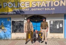 डिफॉल्टर रविंदर नाथ को पुलिस थाना कंडाघाट की टीम द्वारा किया गया गिरफतार