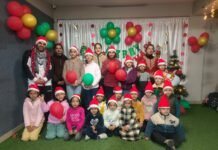 यूरोकिड्स प्रीस्कूल, चक्कर में क्रिसमस कार्निवल का हर्षोल्लासपूर्ण आयोजन