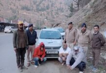 31.46 ग्राम चिट्टा/हेरोइन के साथ कोटखाई से तीन लोग गिरफ्तार