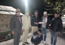 पांवटा साहिब के पुरुवाला में शिलाई का युवक 5.21 ग्राम चिट्टे के साथ गिरफ्तार