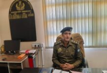 संगड़ाह में HPS अधिकारी सुनील राणा ने DSP के पद का कार्यभार संभाला