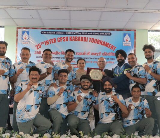 एसजेवीएन ने रामपुर में 25वां आंतर-सीपीएसयू कबड्डी टूर्नामेंट सफलतापूर्वक कराया आयोजित