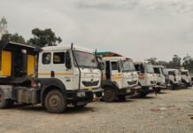 पांवटा साहिब में ओवरलोड डंपरों पर पुलिस का कड़ा एक्शन, 4 वाहन जब्त