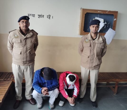 कोटखाई पुलिस की बड़ी कार्रवाई: नशे और अवैध हथियारों के साथ दो तस्कर गिरफ्तार