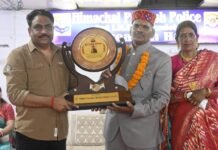 38 वर्षों की सेवाओं के बाद चार पुलिस अधिकारी IRBN पंडोह से सेवानिवृत्त, उत्कृष्ट योगदान के लिए किया गया सम्मानित