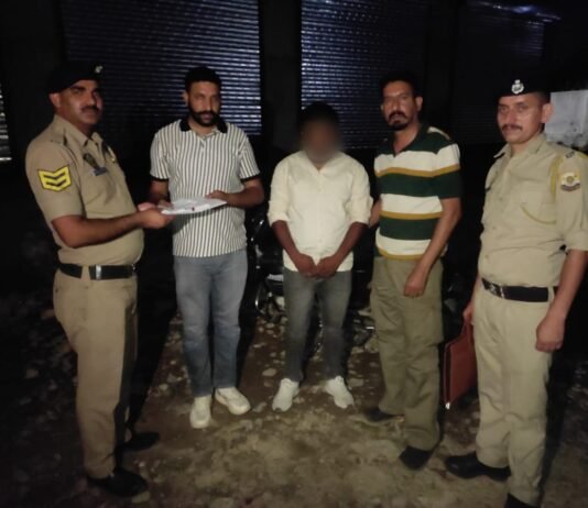 पांवटा साहिब में SIU की बड़ी कार्रवाई: 11.16 ग्राम चिट्टे के साथ सहारनपुर का आरोपी गिरफ्तार