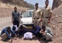 गरामोड़ा फोरलेन पर 3 किलो चरस सहित 5 आरोपी गिरफ्तार, बिलासपुर पुलिस की बड़ी कार्रवाई