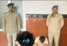 शिमला पुलिस की बड़ी कार्रवाई: 64 ग्राम चिट्टा सहित दो तस्कर गिरफ्तार