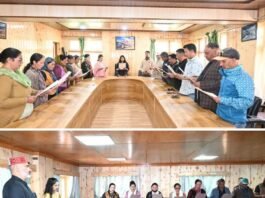 एसडीएम केलांग ने पंचायत समिति सदस्यों को दिलाई पद एवं गोपनीयता की शपथ