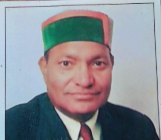 ऑल हिमाचल मुस्लिम वेलफेयर सोसायटी के पूर्व प्रदेश अध्यक्ष नसीम मोहम्मद दीदान का निधन